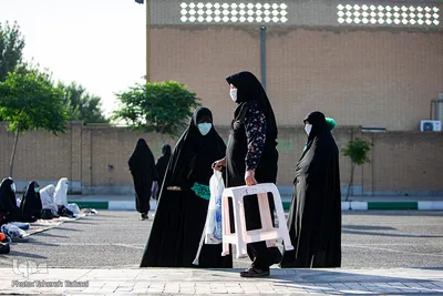 نماز روز عید سعید فطر در جوار حرم حضرت عبدالعظیم حسنی(ع)