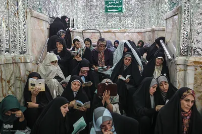 اجتماع پرشور دلدادگان حسینی در حرم عبدالعظیم (ع)؛ طنین دعای عرفه در قبله تهران