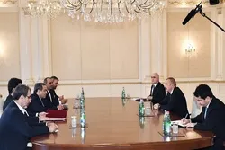 Azərbaycan prezidenti İlham Əliyev İran prezidentinin xüsusi nümayəndəsini qəbul edib