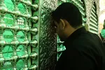 آئین وداع با پیکر شهید عبدالله اسکندری در حرم شاهچراغ(ع)