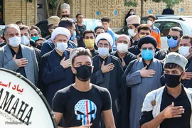 عزاداری ظهر تاسوعا در حرم شاهچراغ(ع)