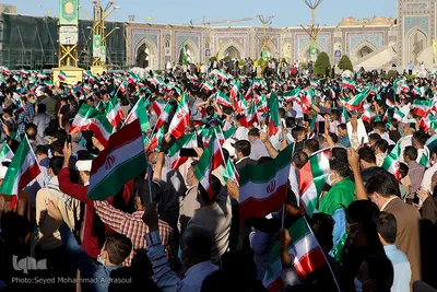 سخنرانی رییس‌جمهور منتخب در حرم مطهر رضوی
