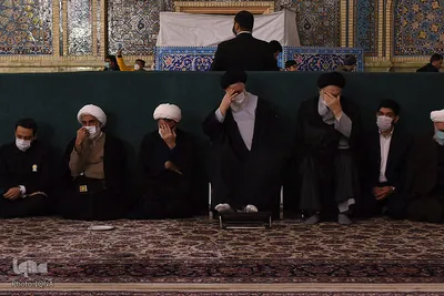مراسم بزرگداشت آیت‌الله گرایلی در حرم رضوی