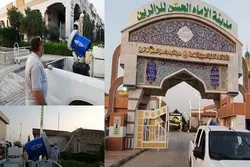 Kərbəlada zəvvarlar üçün İmam Həsən Müctəba (ə) adına şəhərciyin açılışı olub - FOTO