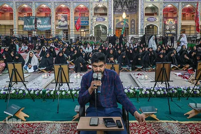 محفل انس با شهدای حرم مطهر حضرت احمدبن موسی علیهماالسلام‎