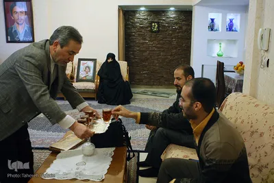 دیدار جمعی از جامعه قرآنی با خانواده شهید ابراهیم لشکری نژاد