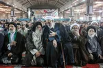 نماز جمعه اهواز با حضور حجت‌الاسلام‌ والمسلمین محمد محمدی‌گلپایگانی، رئیس دفتر مقام معظم رهبری