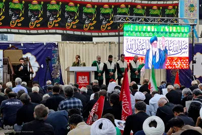 مراسم بزرگداشت رهبر شهید انقلاب در کاشان
