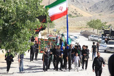 عزاداری روز عاشورا در روستای محمود آباد بیرجند