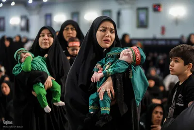 مراسم شیرخوارگان حسینی در حرم عبدالعظیم حسنی