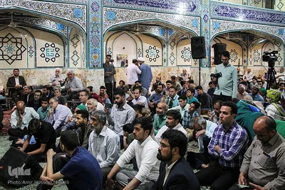 محفل شبی با قرآن در شهر شاهدیه یزد