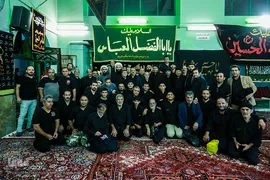 آیین سنتی طشت گذاری اردبیلی ها مسجد حاج مجید