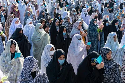 نماز عید فطر در امامزادگان محمد (َع) و سکینه خاتون (س) کرج‎‎