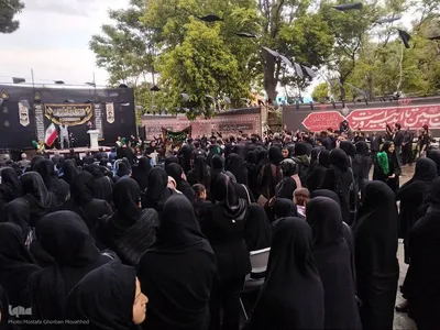 مراسم "محفل اشک"ویژه تاسوعای حسینی در اهر