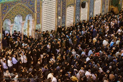تجمع هیئات مذهبی در جوار سیدالکریم مسلمیه
