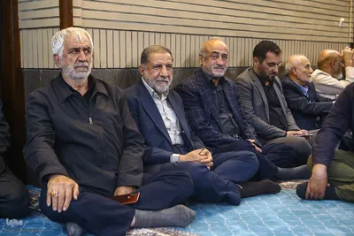 مراسم یادبود شهید دکتر علی لاریجانی در مسجد بلال رسانه ملی