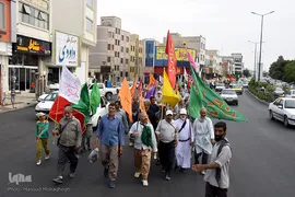 کاروان زائران پیاده امام رضا(ع)
