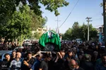 مراسم تشییع پیکر مرحوم سیدمهدی اعتصامی، فعال قرآنی اصفهان