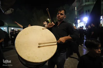 آیین سنتی مشعل گردانی در قم