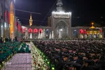 شام غریبان خورشید هشتم؛ حرم رضوی در سوگ امام رئوف