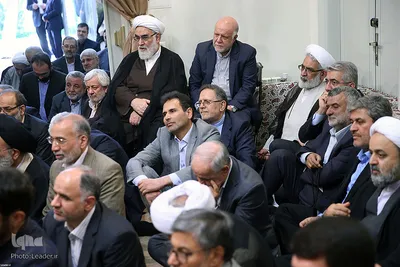 دیدار جمعی از مسئولان ارشد نظام با مقام معظم رهبری