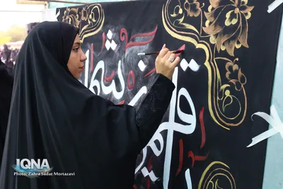 پیاده‌روی دلدادگان اربعین حسینی در خمینی‌شهر