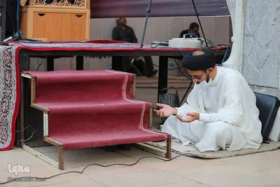 مراسم دعای عرفه در حرم مطهر شاهچراغ (ع)