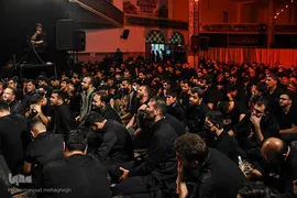 آیین عزاداری شب ششم محرم مسجد امام حسین(ع) سمنان