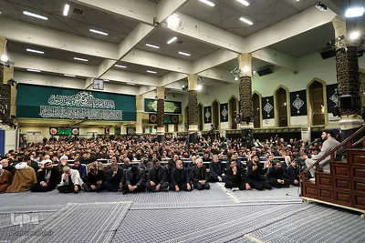 سومین شب عزاداری فاطمیه در حسینیه امام خمینی(ره)