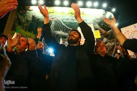 تشییع پیکر سردار شهید حاج مجید خادمی در تهران