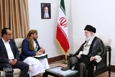 دیدار سخنگوی جنبش انصارالله یمن با رهبر انقلاب