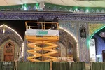 Der Heilige Schrein von Abul Fadhl Al-Abbas (as.) trägt Schwarz