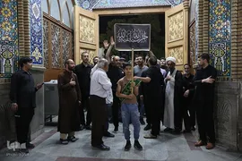 عزاداری شب شهادت امام جواد(ع) در حرم حضرت معصومه(س)