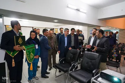 افتتاح بخش دیالیز دارالشفاء حرم مطهر به مناسبت روز بزرگداشت حضرت شاهچراغ(ع)