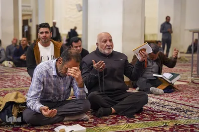 قرائت دعای کمیل به‌مناسبت ایام فاطمیه و چهلم شهدای بیمارستان المعمدانی غزه
