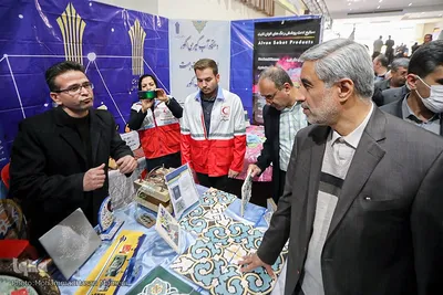 افتتاح نمایشگاه دستاوردهای پژوهشی و فناوری در استان همدان