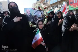 تشییع پیکر شهدای راه وطن در اهواز