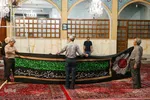 سیاه‌پوشی مسجد حاج تقی خان اراک در آستانه محرم
