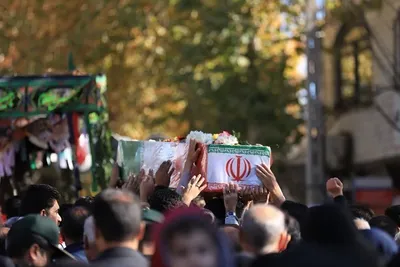 تشییع پیکر دو شهید گمنام در الشتر و نورآباد