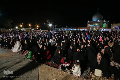 مراسم «شب وداع» با ماه مبارک رمضان در قزوین