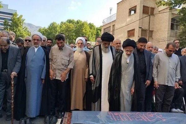 برگزاری مراسم تشییع همسر شهید صیادشیرازی