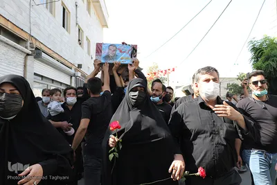 تشییع پیکر شهید مدافع حرم «محمد اینانلو» _ کرج