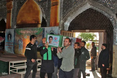تشییع پیکر خانواده شهید در شیراز