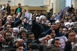 مراسم بزرگداشت شهادت سردار سلیمانی در حرم حضرت معصومه(س)