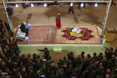 آیین باشکوه عزاداری عاشورای حسینی در زیباشهر