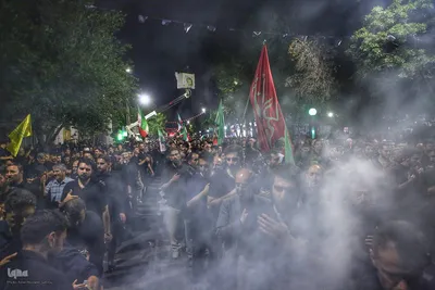 عزاداری مردم زنجان در شام غریبان 