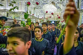 گلباران حرم مطهر حضرت شاهچراغ (ع)‎‎