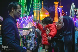  حرم مطهر و نورانی کریمه اهل بیت(ع)، حضرت فاطمه معصومه(س) در شهر مقدس قم