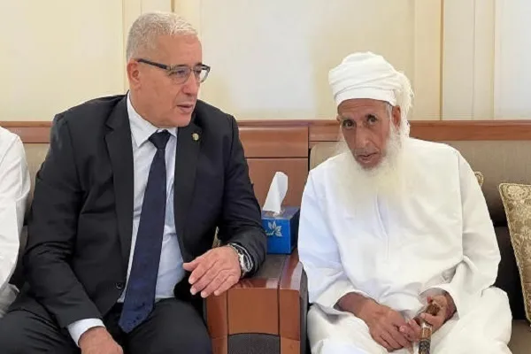 Le président de l'Assemblée populaire nationale de l'Algérie reçu par le mufti d'Oman