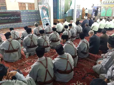 حضور سبزپوشان انتظامی در نماز جمعه اهر و گرامیداشت هفته انتظامی